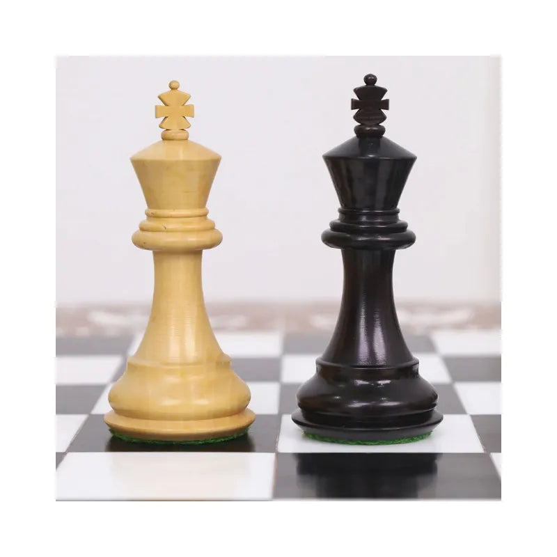 Golden Rosewood & Acrylic Ivory 61cm Chess Table & Pieces Bundle