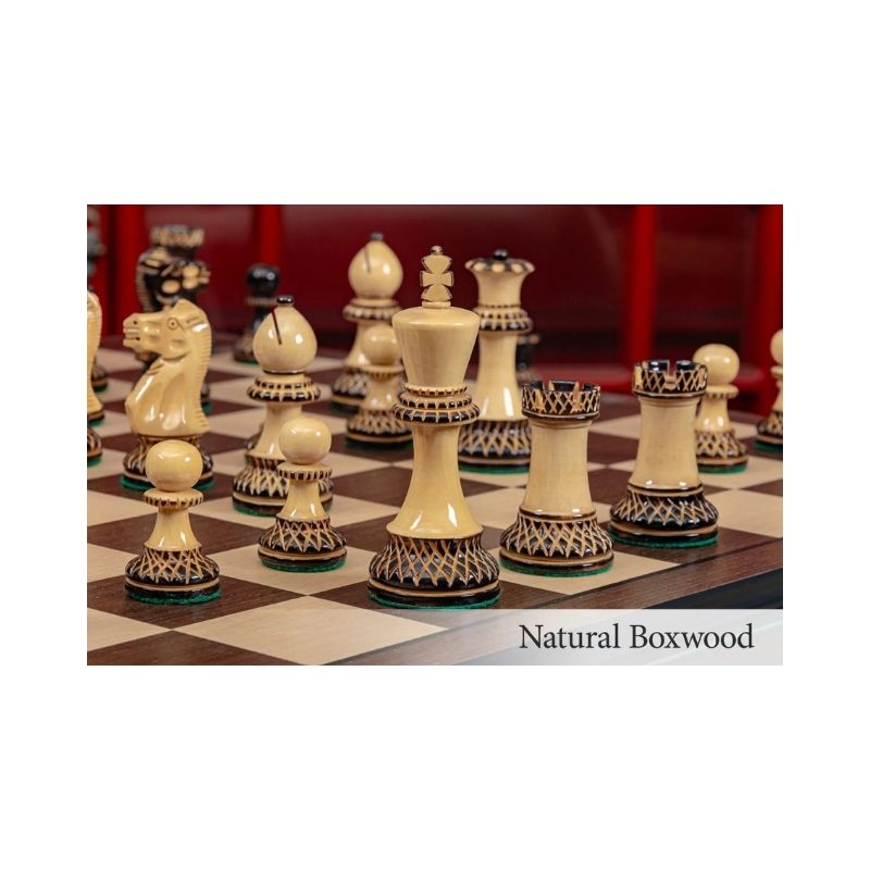 House Of Staunton Magnus Carlsen Luxury Signature Casket & Chess Set Combo