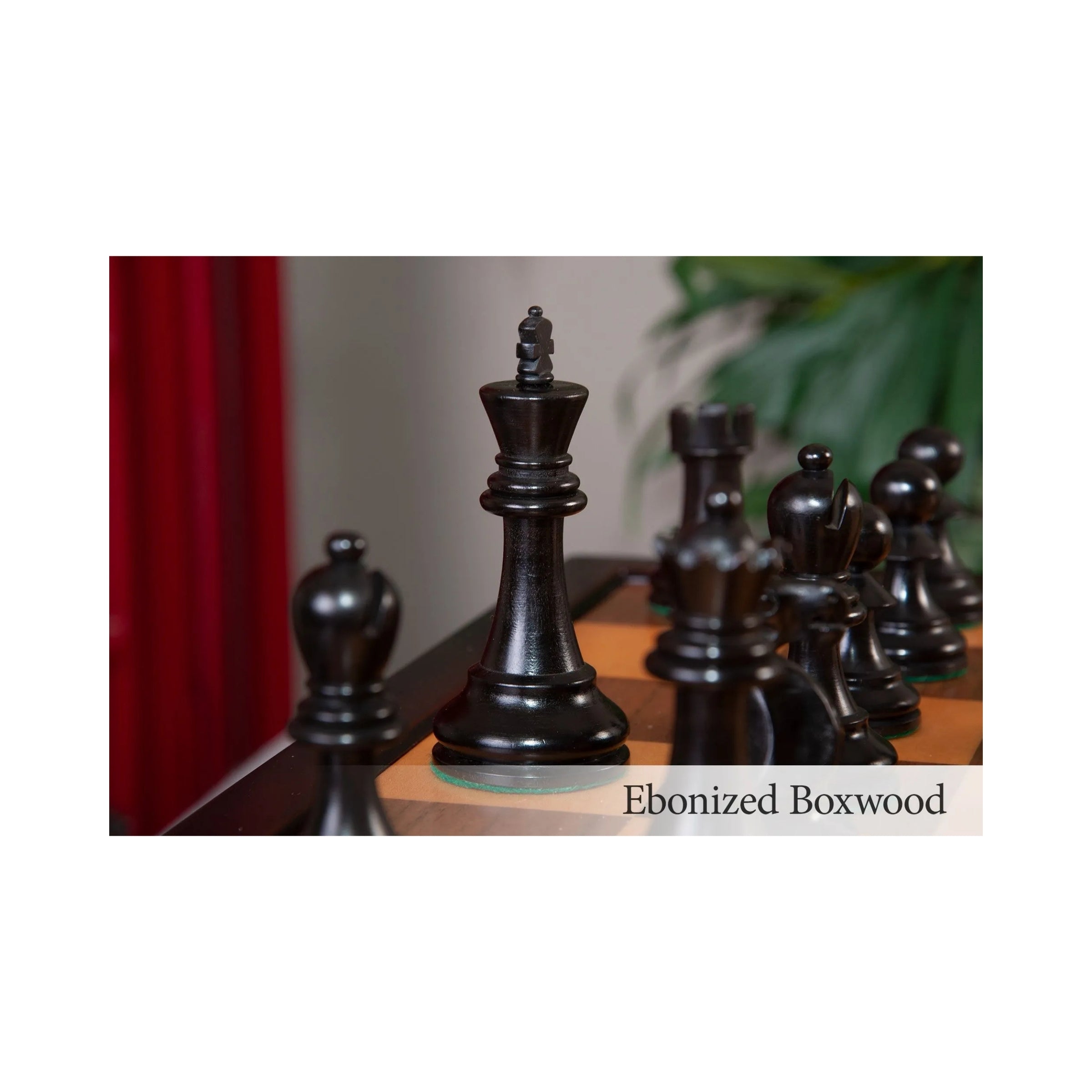 House Of Staunton Reykjavik II Series Tournament Chess Set and Tiroir Combination