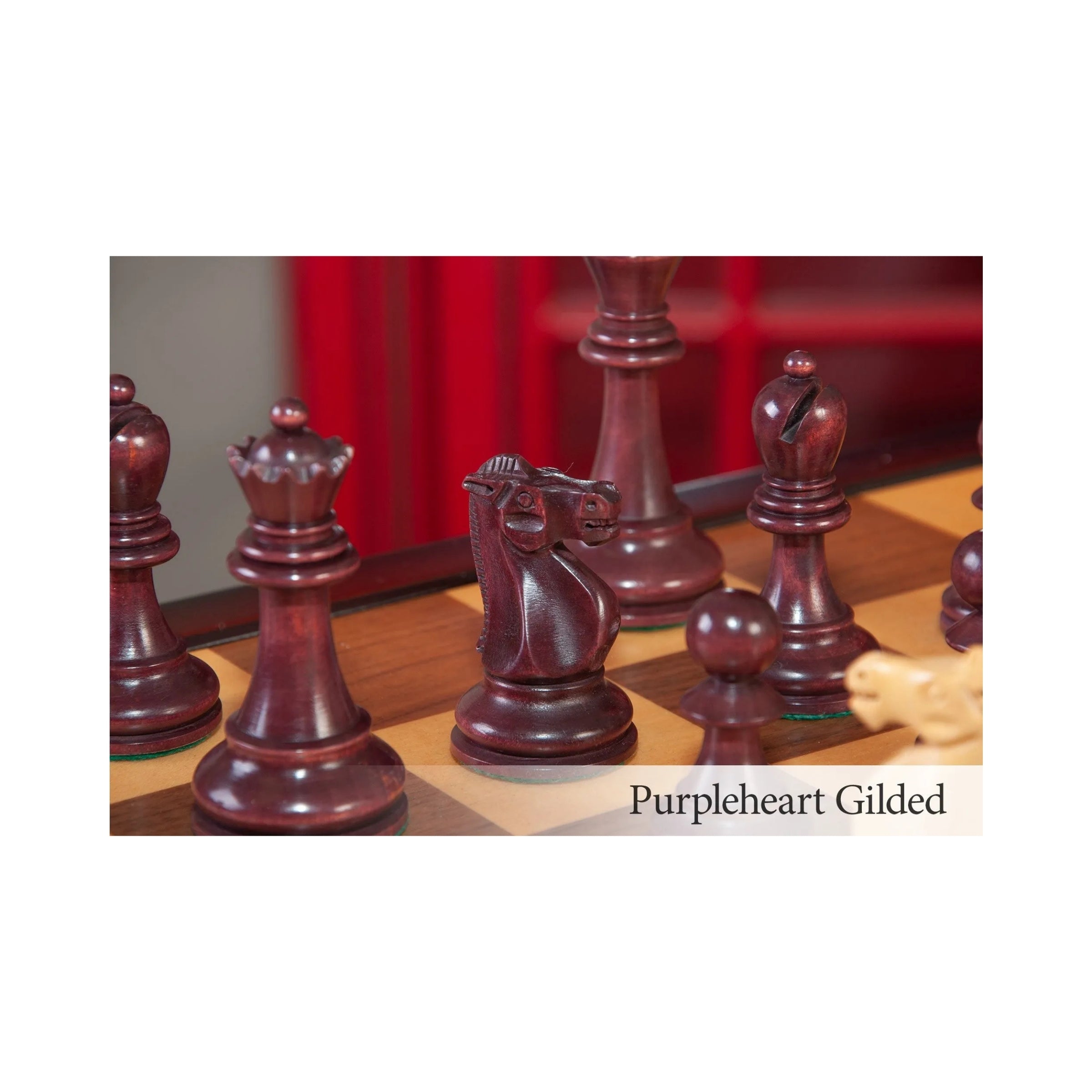 House Of Staunton Reykjavik II Series Tournament Chess Set and Tiroir Combination
