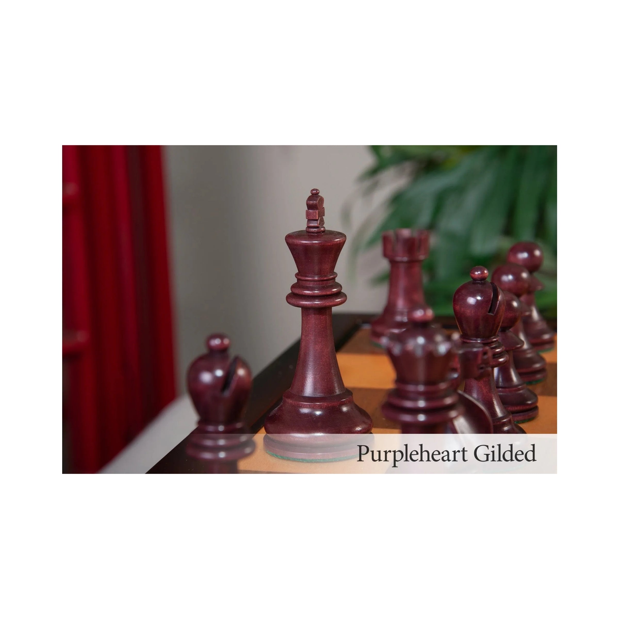 House Of Staunton Reykjavik II Series Tournament Chess Set and Tiroir Combination