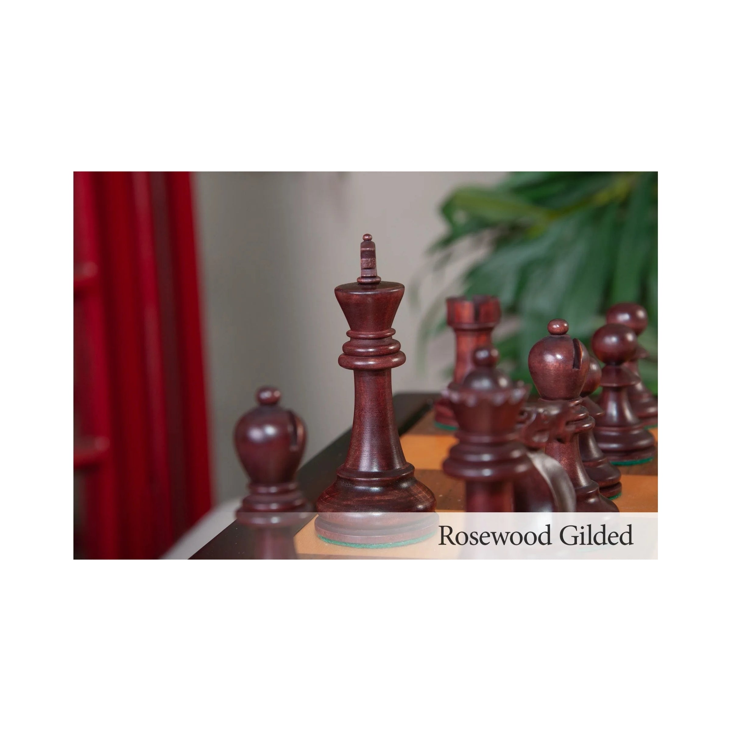 House Of Staunton Reykjavik II Series Tournament Chess Set and Tiroir Combination