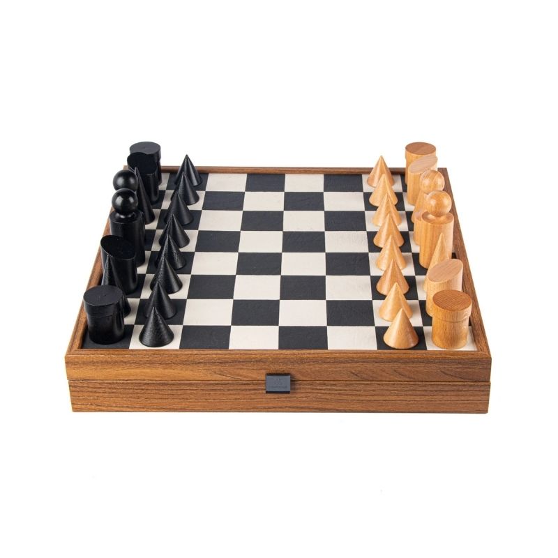 Manopoulos Bauhaus Style Chess Set