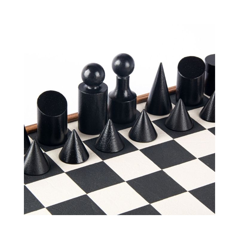 Manopoulos Bauhaus Style Chess Set