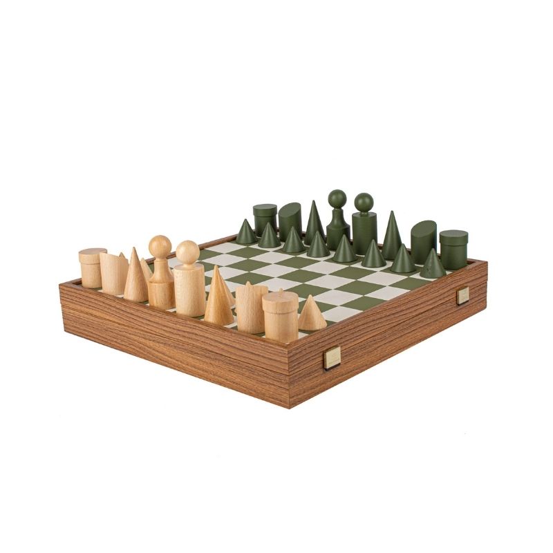Manopoulos Bauhaus Style Chess Set