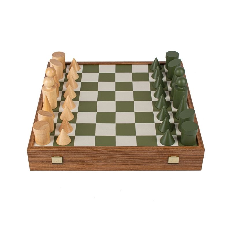 Manopoulos Bauhaus Style Chess Set