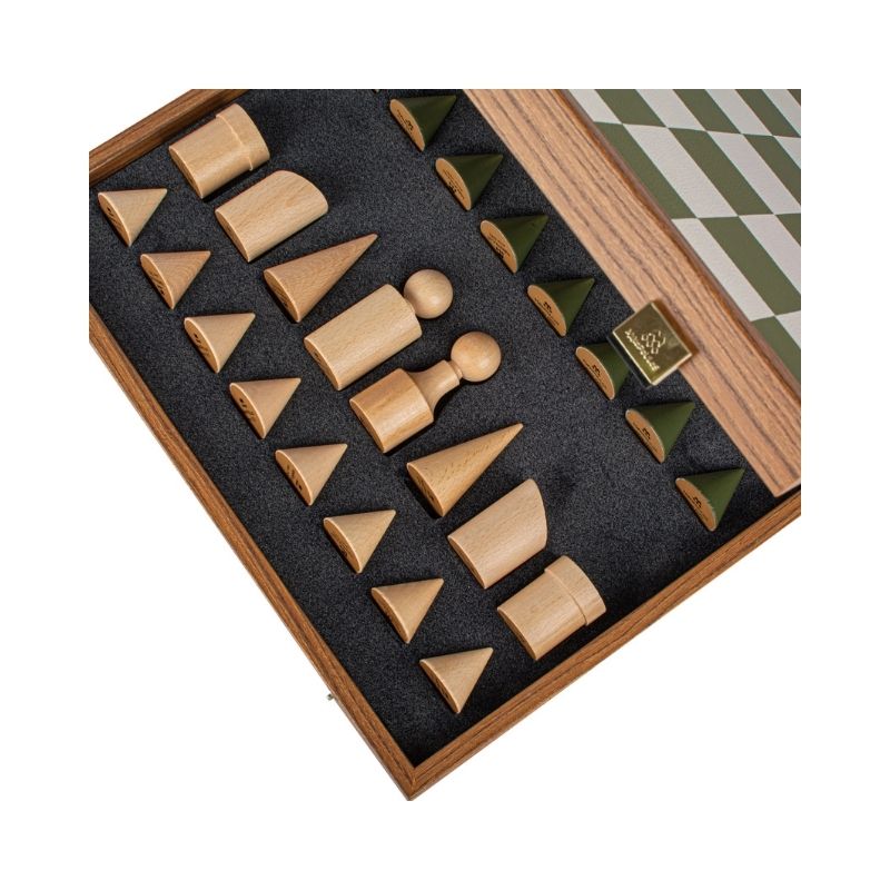 Manopoulos Bauhaus Style Chess Set