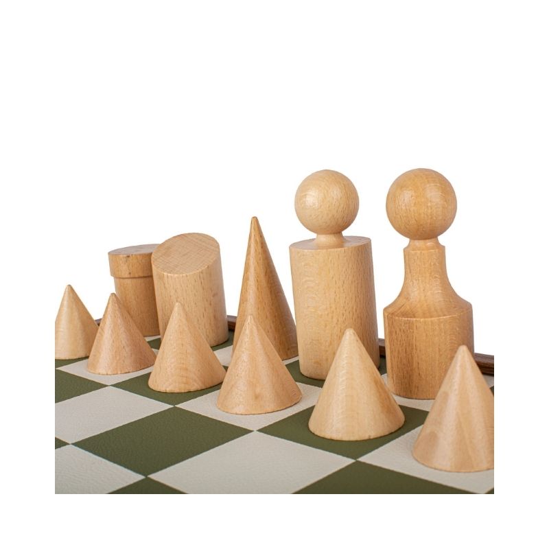 Manopoulos Bauhaus Style Chess Set