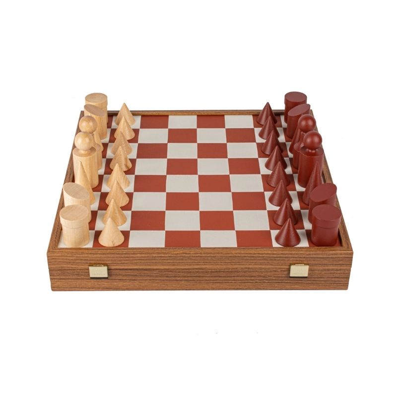 Manopoulos Bauhaus Style Chess Set