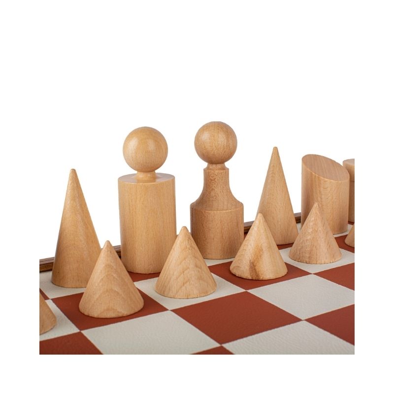 Manopoulos Bauhaus Style Chess Set