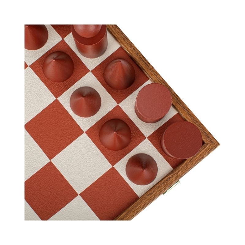 Manopoulos Bauhaus Style Chess Set