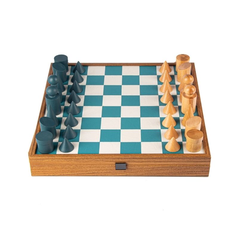 Manopoulos Bauhaus Style Chess Set