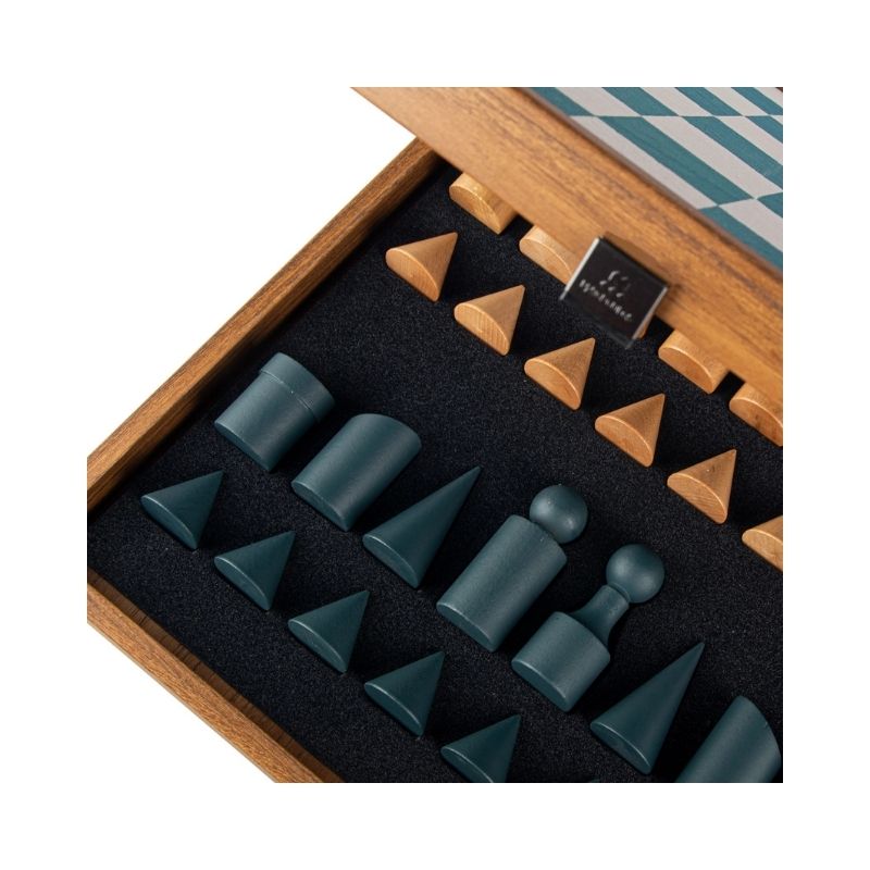 Manopoulos Bauhaus Style Chess Set