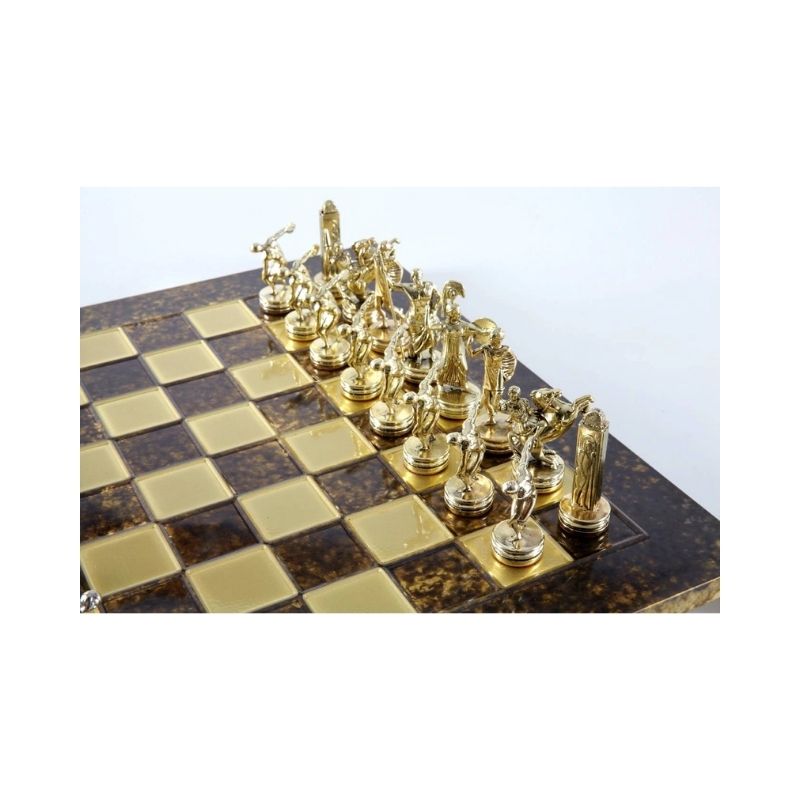 Manopoulos Luxury Handcrafted Discus Thrower Chess Set