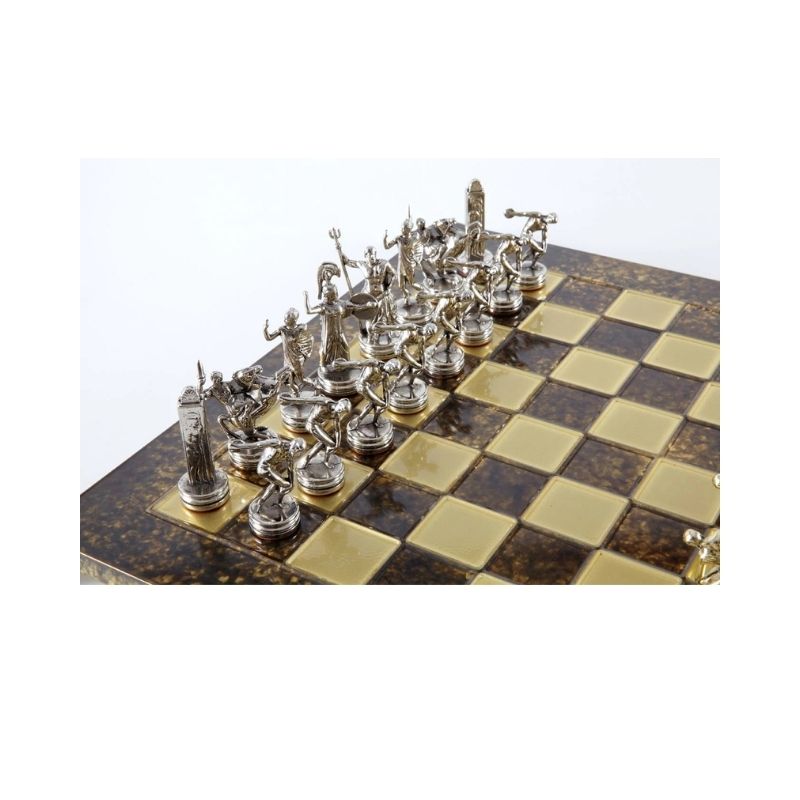 Manopoulos Luxury Handcrafted Discus Thrower Chess Set