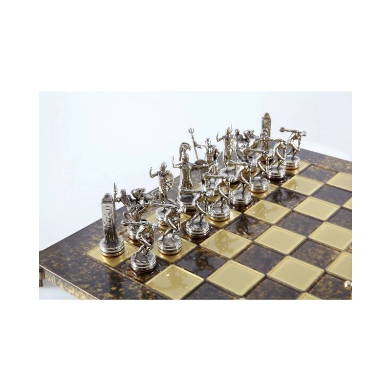 Manopoulos Luxury Handcrafted Discus Thrower Chess Set