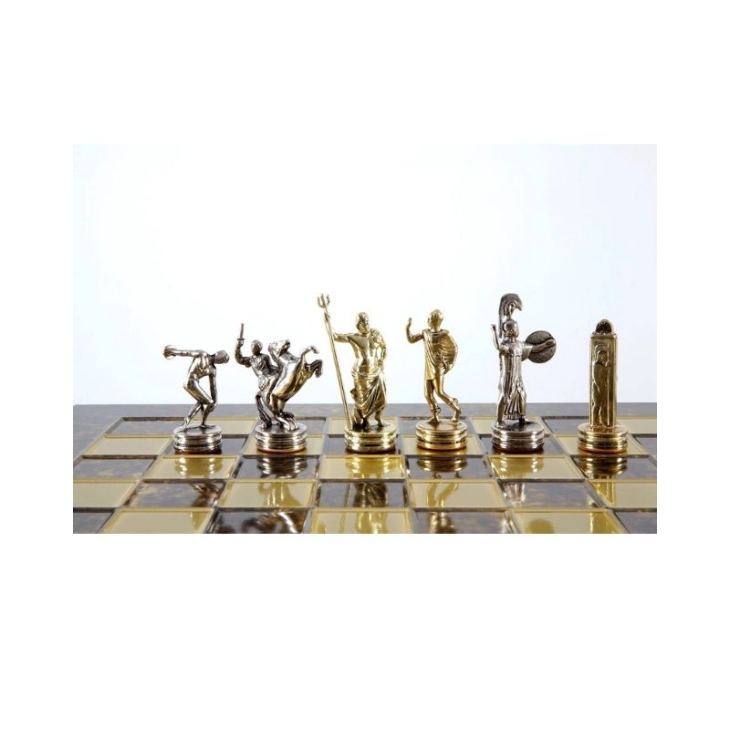 Manopoulos Luxury Handcrafted Discus Thrower Chess Set