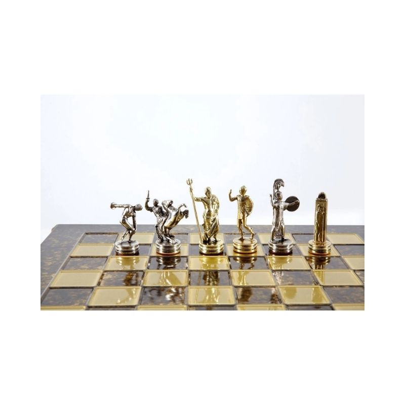 Manopoulos Luxury Handcrafted Discus Thrower Chess Set