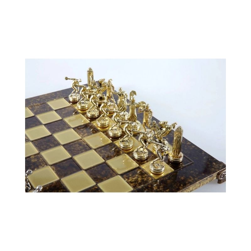 Manopoulos Luxury Handcrafted Discus Thrower Chess Set