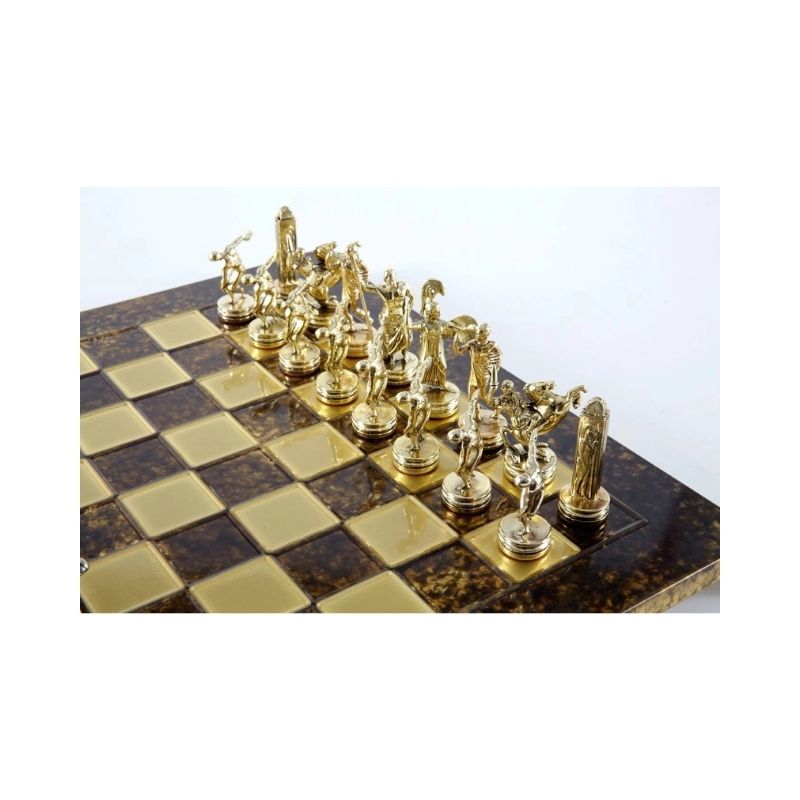 Manopoulos Luxury Handcrafted Discus Thrower Chess Set