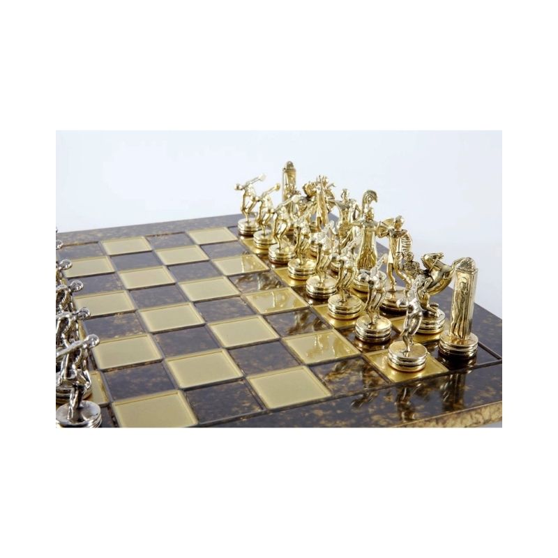 Manopoulos Luxury Handcrafted Discus Thrower Chess Set