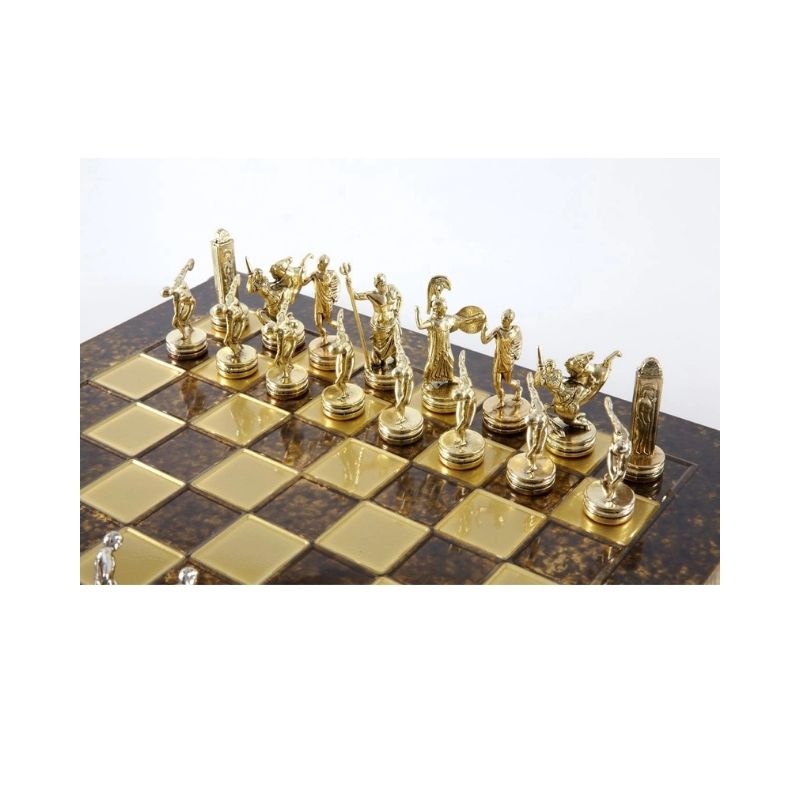 Manopoulos Luxury Handcrafted Discus Thrower Chess Set