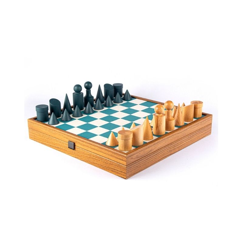 Manopoulos Bauhaus Style Chess Set
