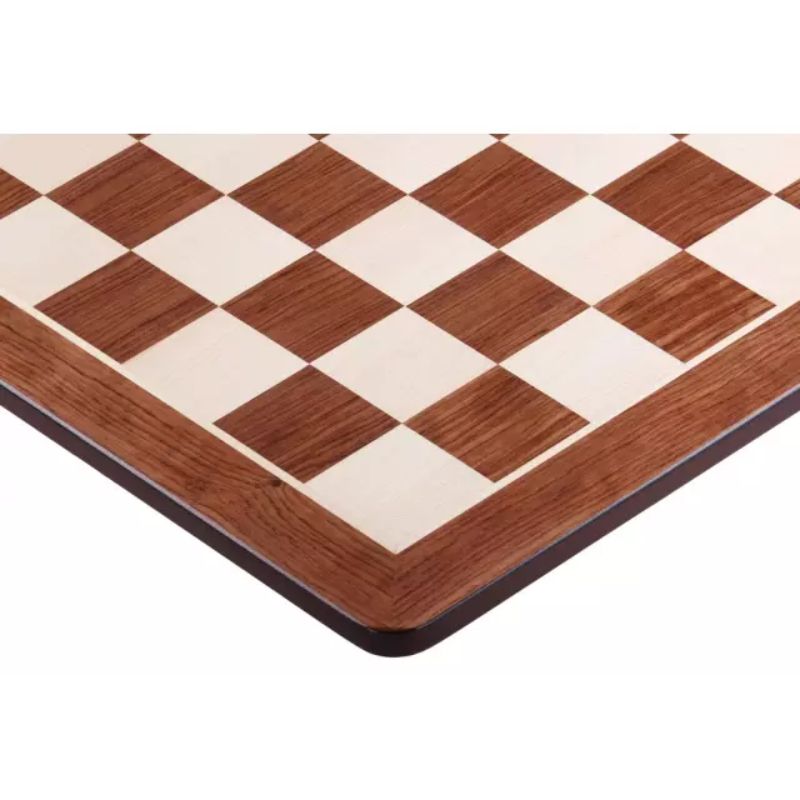 Padauk 48cm Staunton Chess Set With German Ebonised Chess Pieces