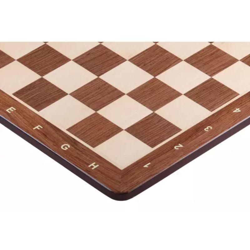 Padauk 54cm Notation Chess Set With German Acacia Chess Pieces