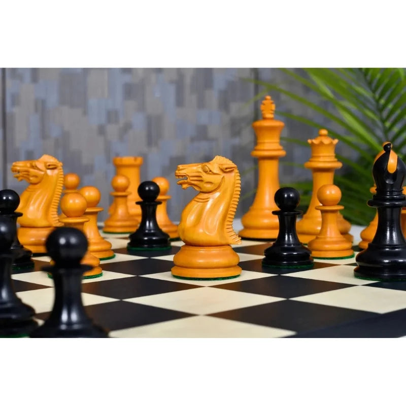 Chess Bazaar 1849 Original Staunton Pattern Triple Weighted Chess Pieces