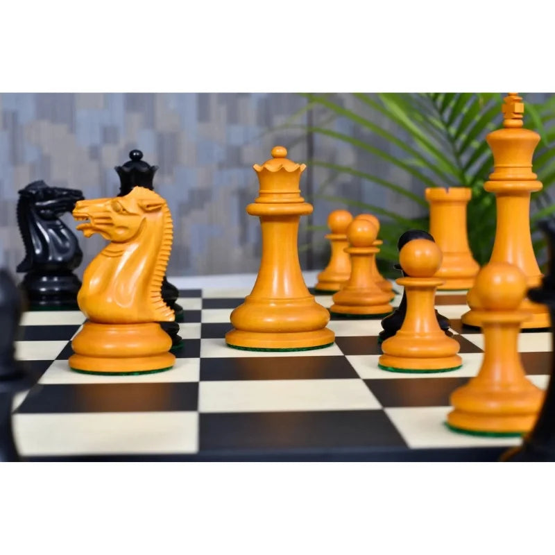 Chess Bazaar 1849 Original Staunton Pattern Triple Weighted Chess Pieces