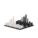 Skyline Chess New York Edition -Black and White Wood 1