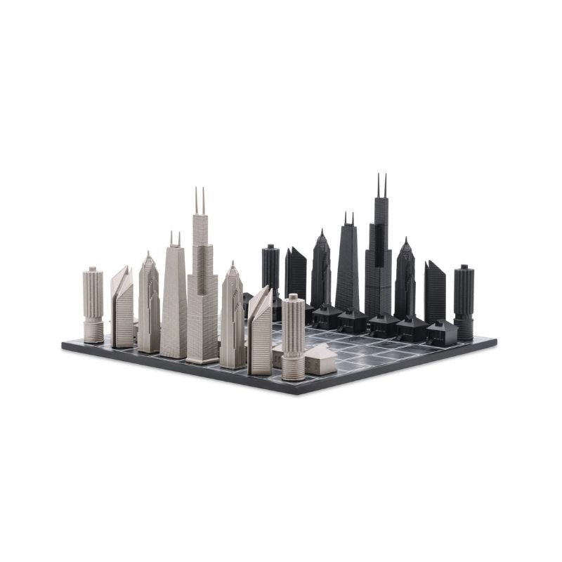 Skyline Chess Stainless Steel Chicago Edition