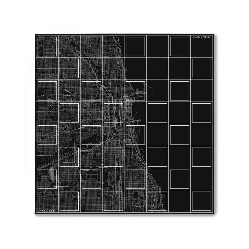 Skyline Chess Stainless Steel Chicago Edition