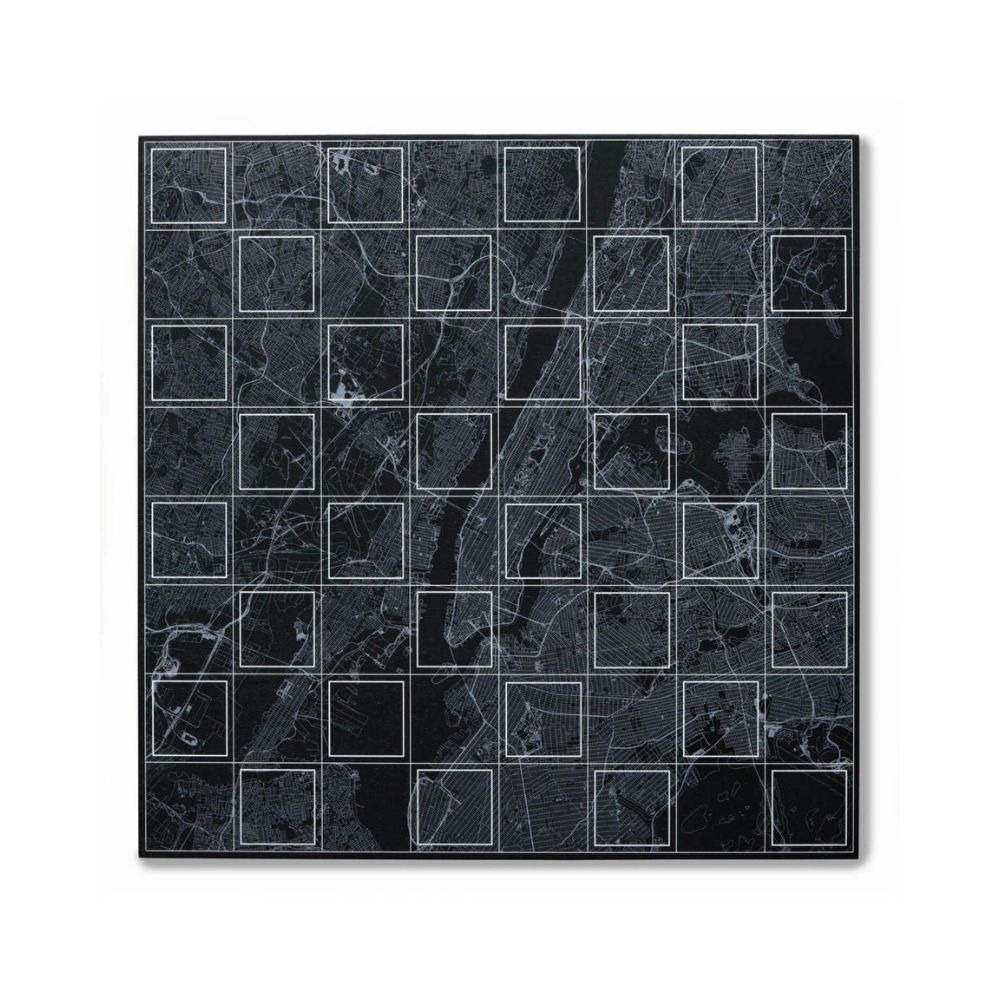Skyline Chess Stainless Steel New York Edition - Board 1