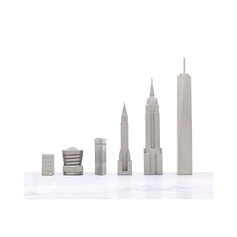 Skyline Chess Stainless Steel New York Edition