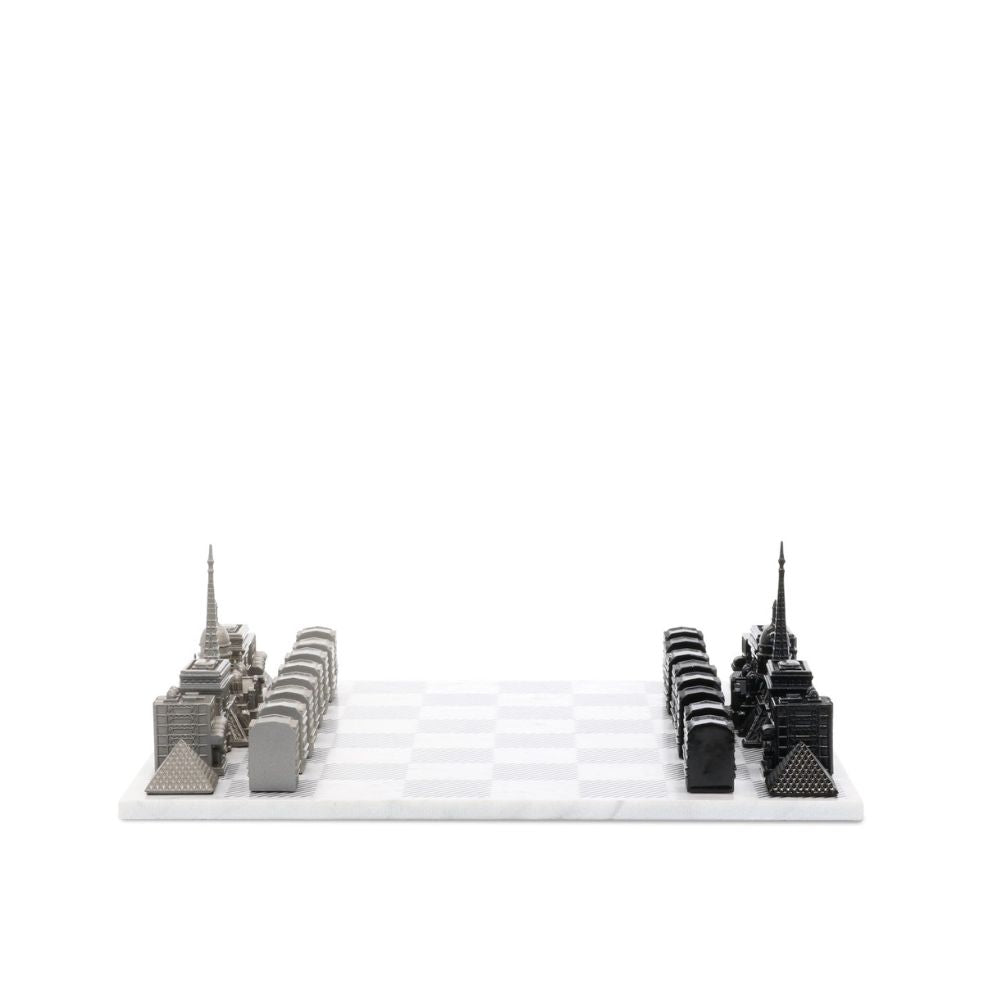 Skyline Chess Stainless Steel Paris Edition - Marble 3