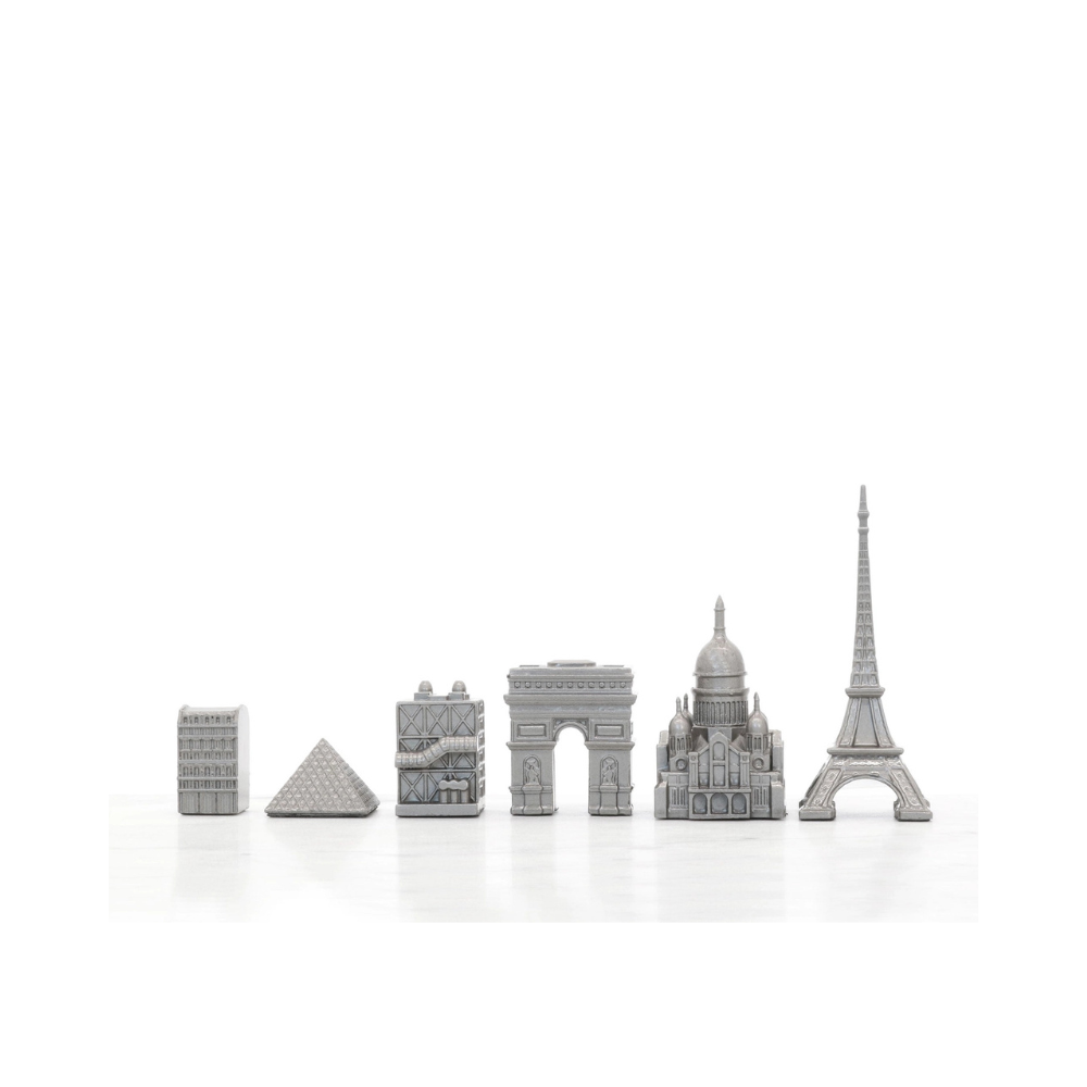 Skyline Chess Stainless Steel Paris Edition