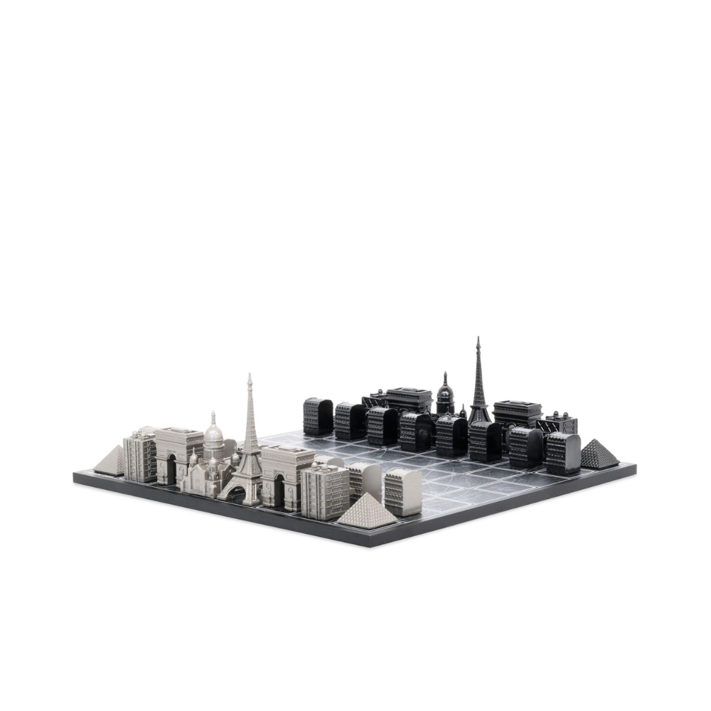 Skyline Chess Stainless Steel Paris Edition
