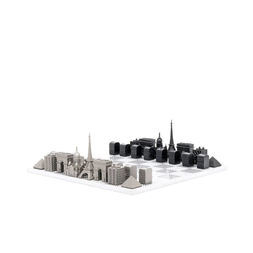 Skyline Chess Stainless Steel Paris Edition - Marble 1