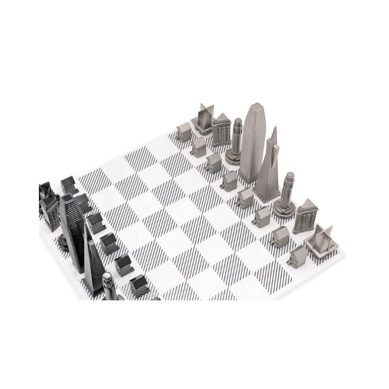 Skyline Chess Stainless Steel San Francisco Edition