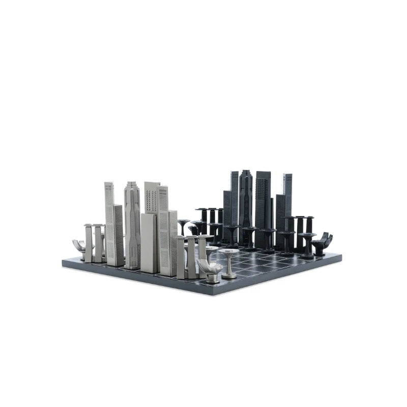 Skyline Chess Stainless Steel Singapore Edition
