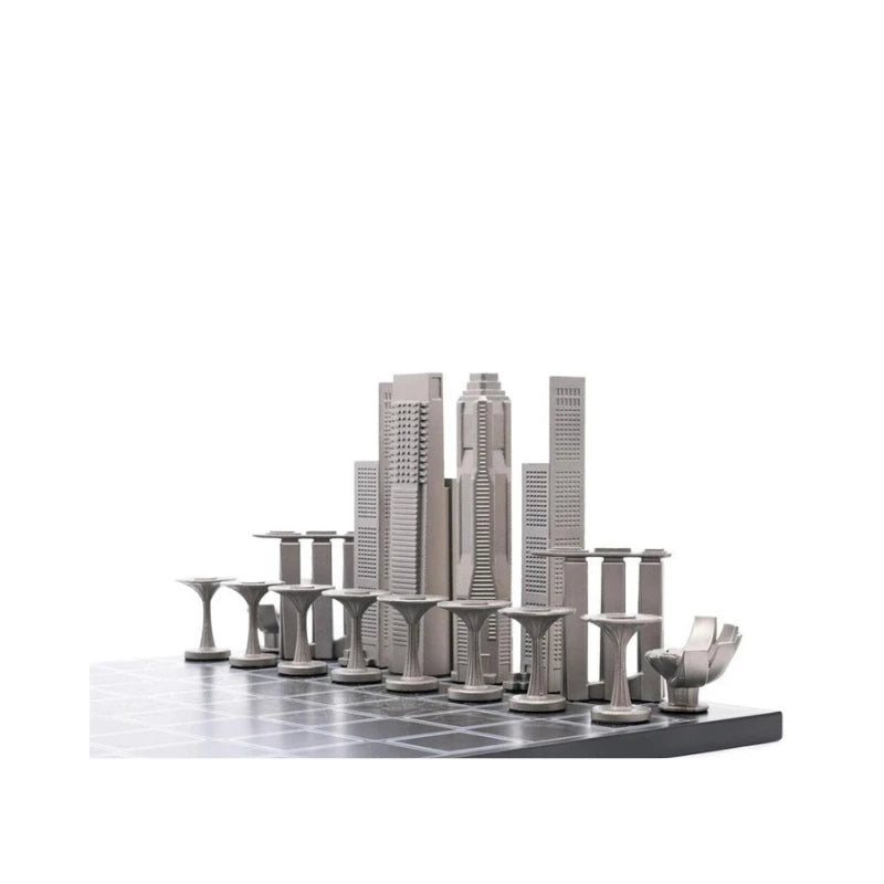 Skyline Chess Stainless Steel Singapore Edition