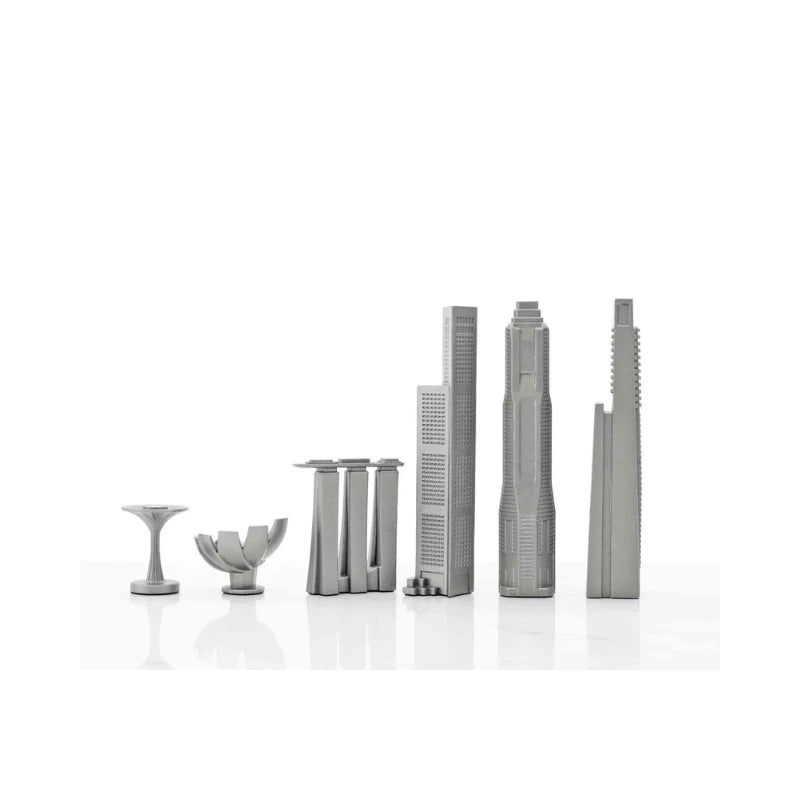 Skyline Chess Stainless Steel Singapore Edition