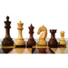 Golden rosewood and boxwood Old Columbian chessmen