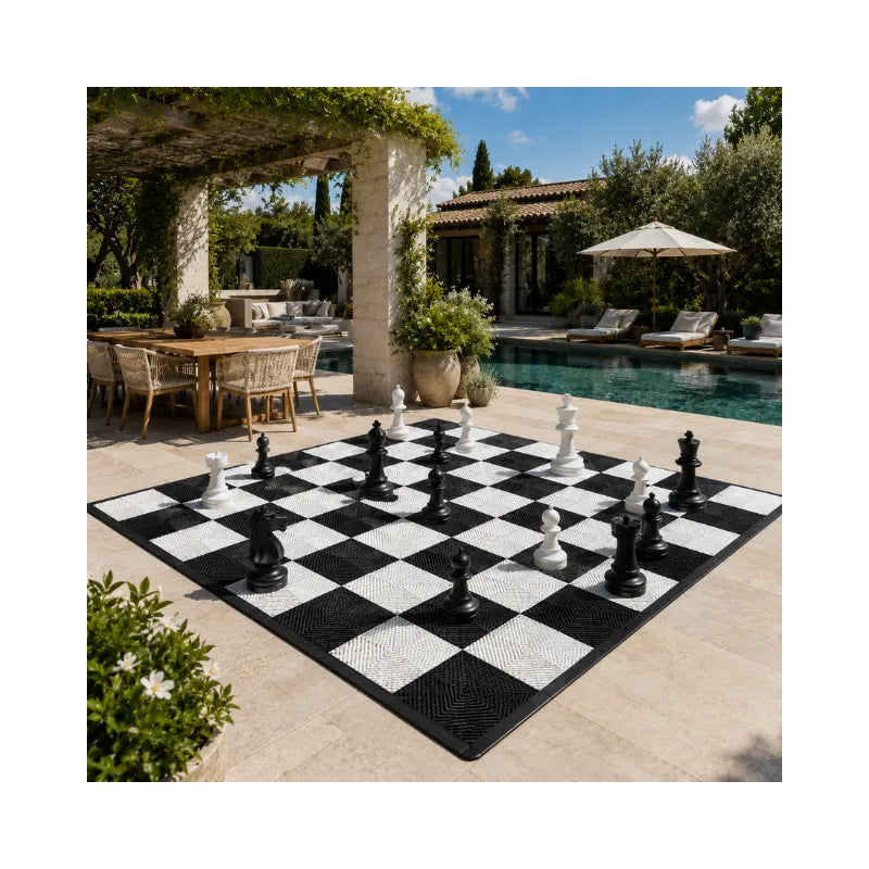 Sterling Chess 2.4m Giant Vinyl Chess Board