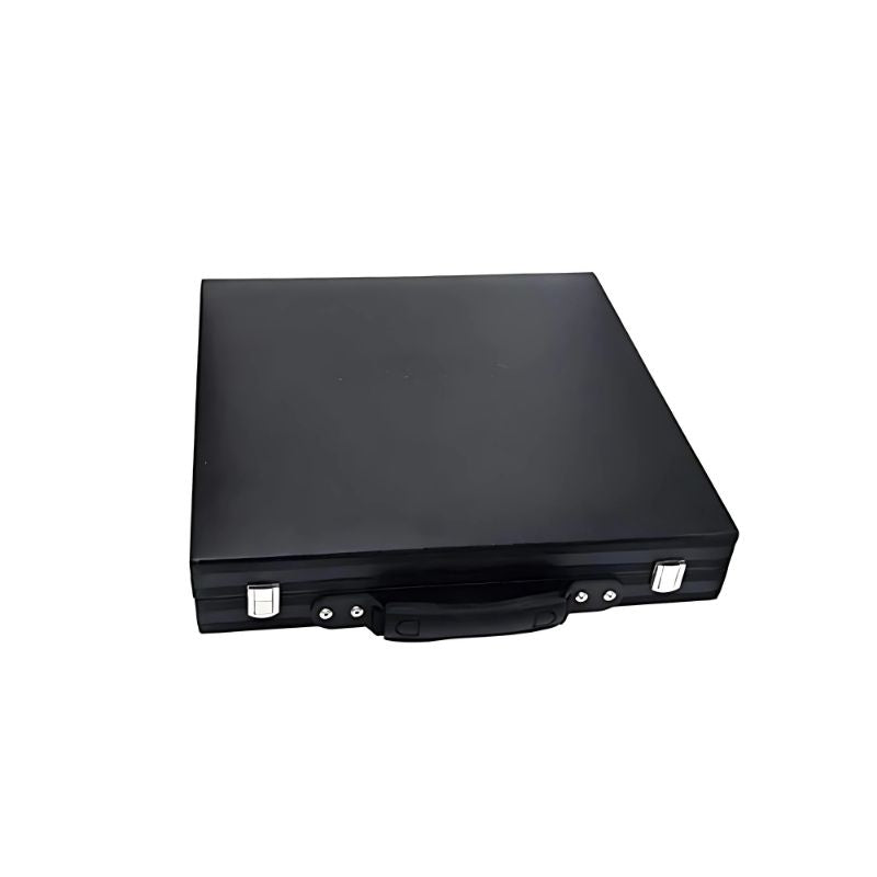 Sterling Chess Coral & Red Marble Chess Set