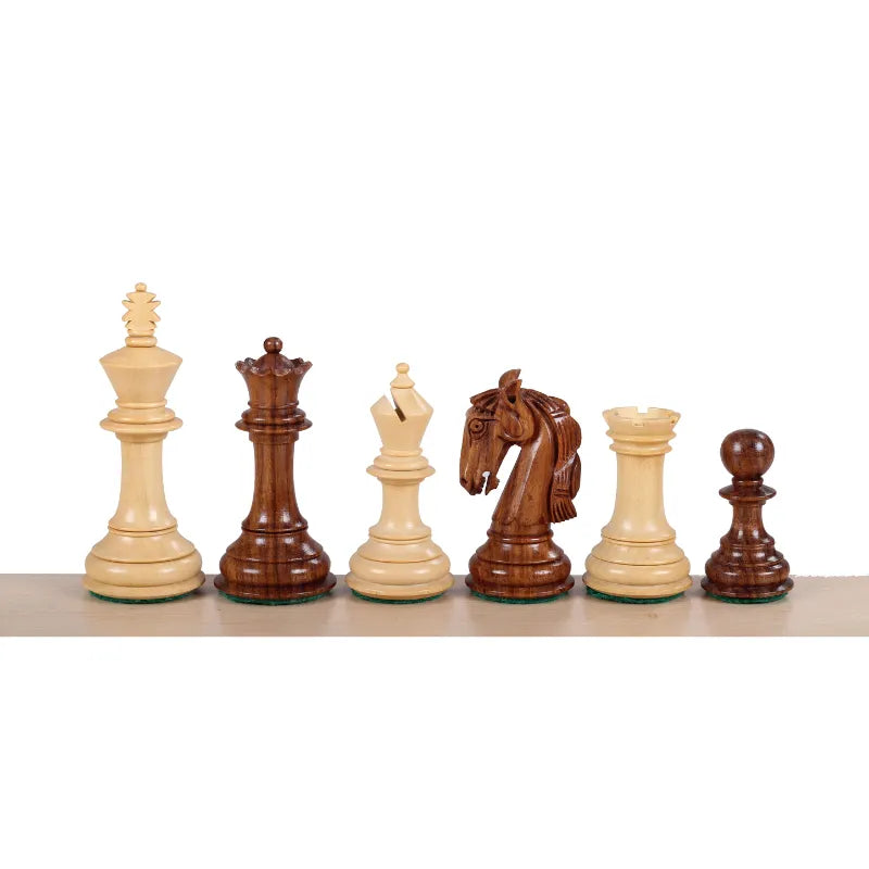 Sunrise Colombian Staunton 95mm Wood Chess Pieces