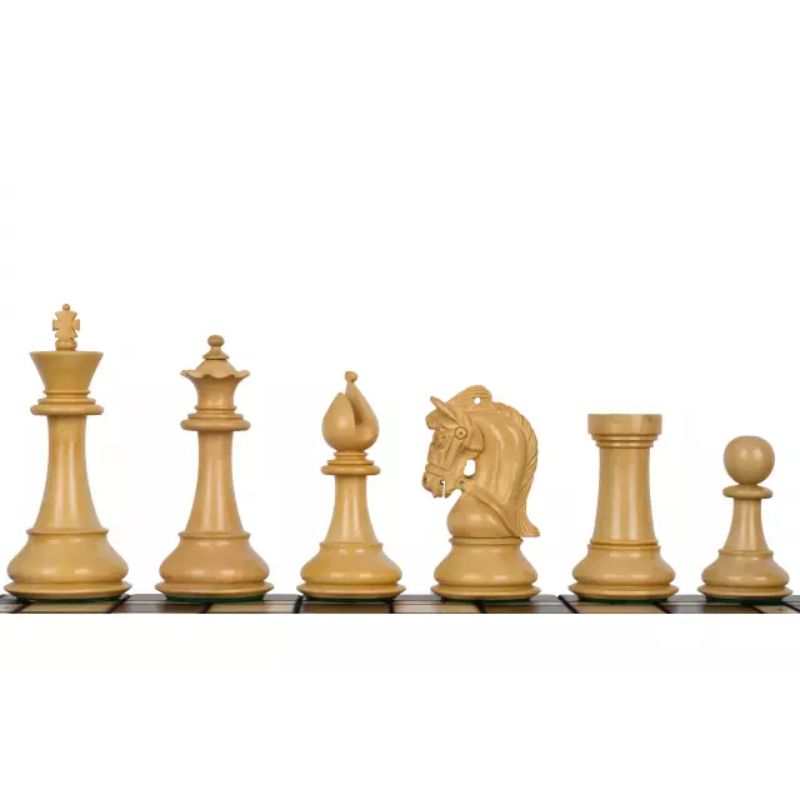 Sunrise Corinthian 10cm Wood Chess Pieces