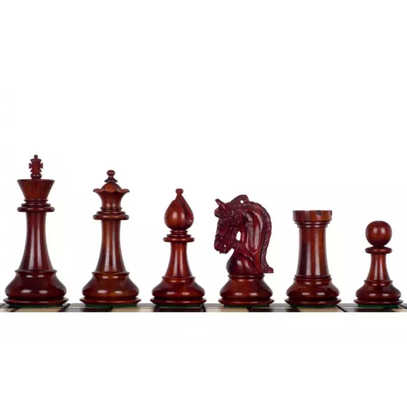 Sunrise Corinthian 10cm Wood Chess Pieces